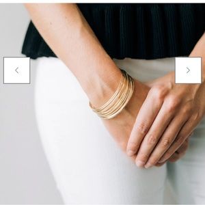 Yearly Co. The original catch up pack. Yellow gold w 3 bracelets